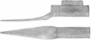 Ramrod entry pipe for English fowling gun, for 3/8" diameter ramrod, lug for pin, wax cast steel, made in the USA